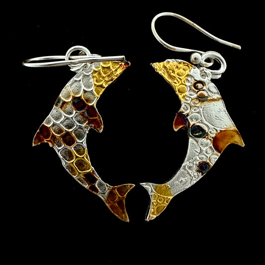Leaping Dolphin Earrings