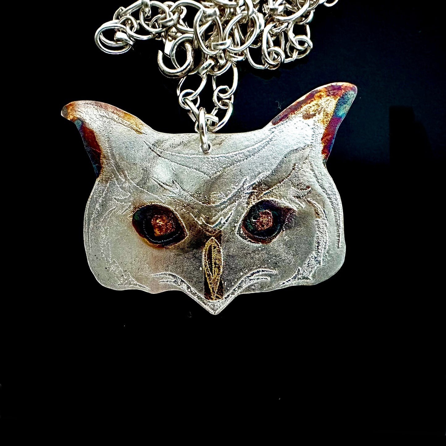 Owl Head Pendant
