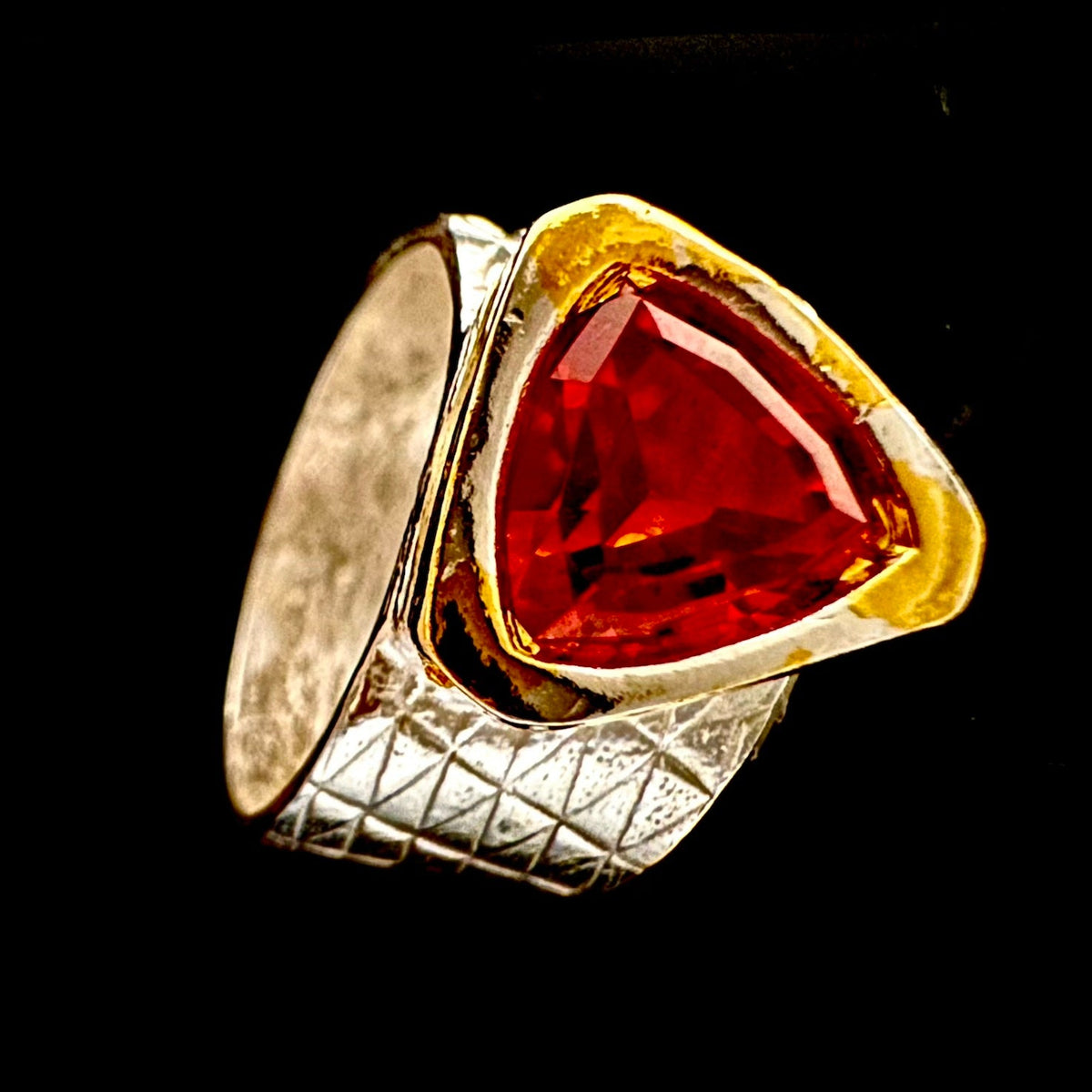 Ring Paparadscha Sapphire 2