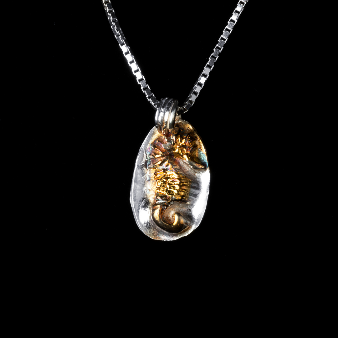 Pure Silver Seahorse Pendant - HIMANI SILVER JEWELRY