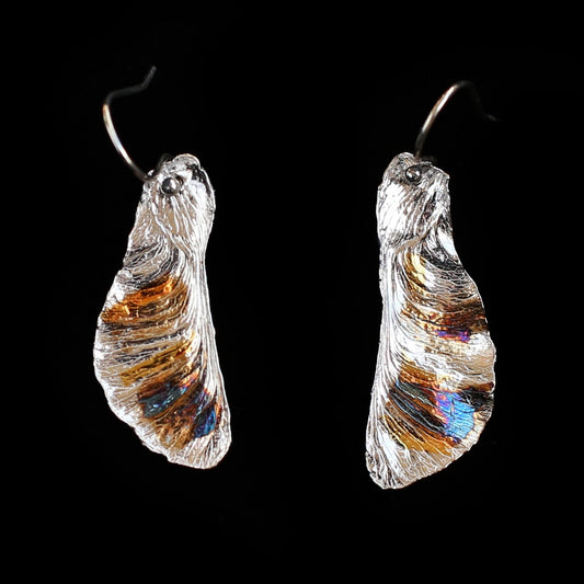 Maple Seed Pod Earrings - HIMANI SILVER JEWELRY
