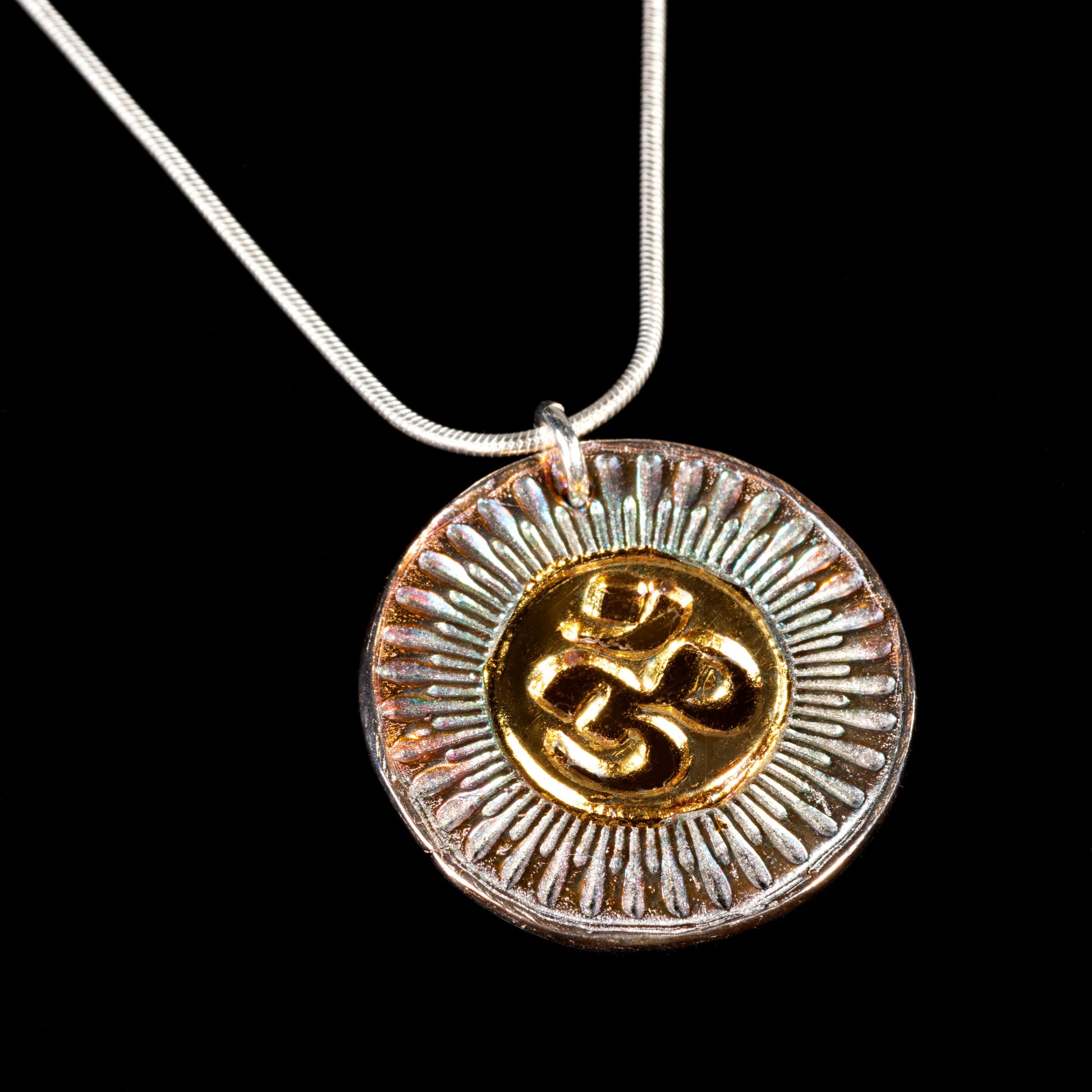 Hindu Om Pendant - HIMANI SILVER JEWELRY