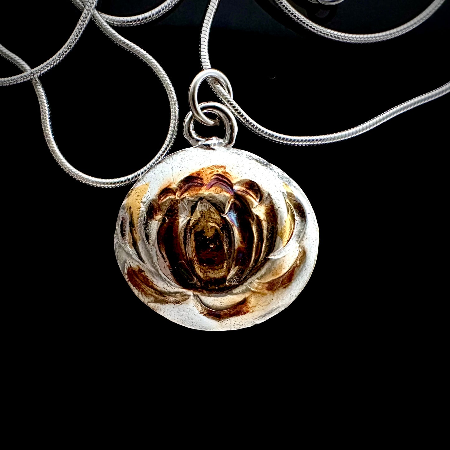 Blooming Lotus Silver and Gold