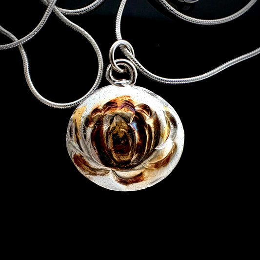 Blooming Lotus Silver and Gold