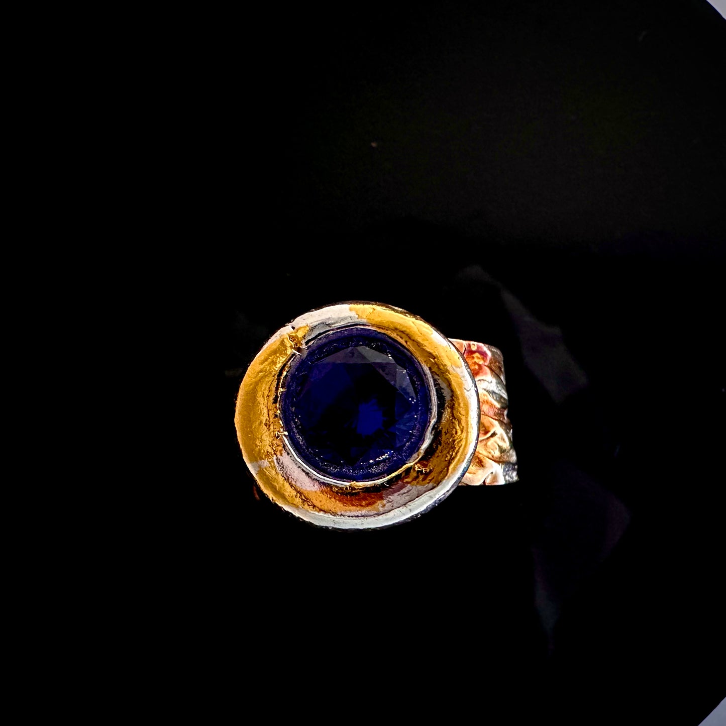 Blue Spinel Ring