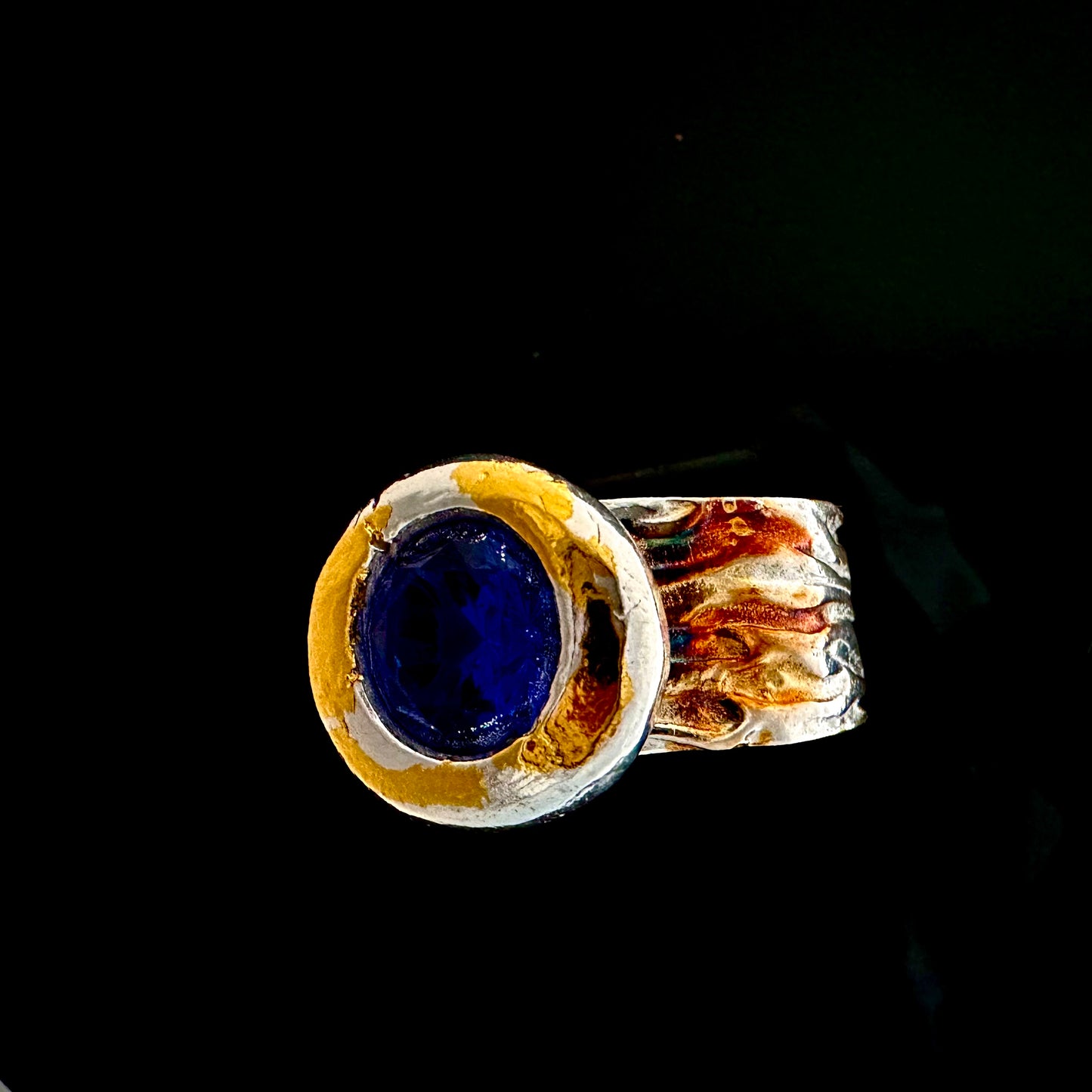 Blue Spinel Ring