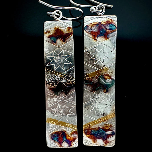 Alladin’s Lamps And Stars Earrings