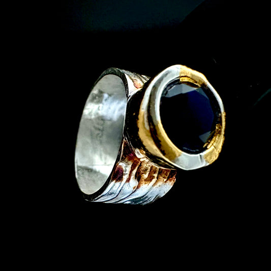 Blue Spinel Ring 2