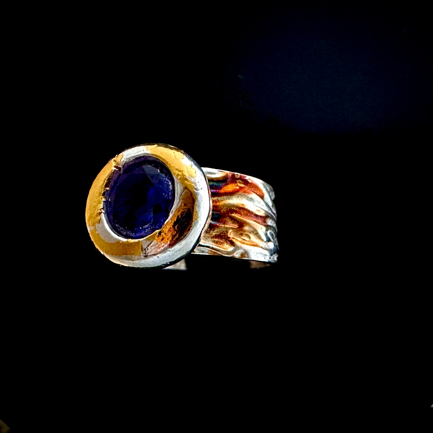 Blue Spinel Ring