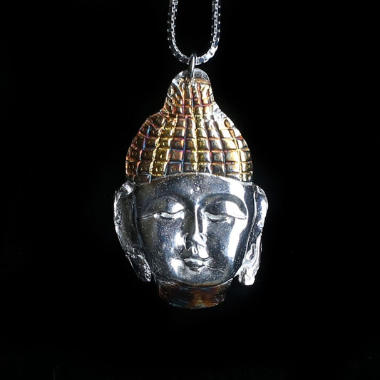 Meditating Buddha Pendant - HIMANI SILVER JEWELRY