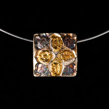 Load image into Gallery viewer, Pendant  Two Sided Floral Motif Opposite Side Celtic Pattern