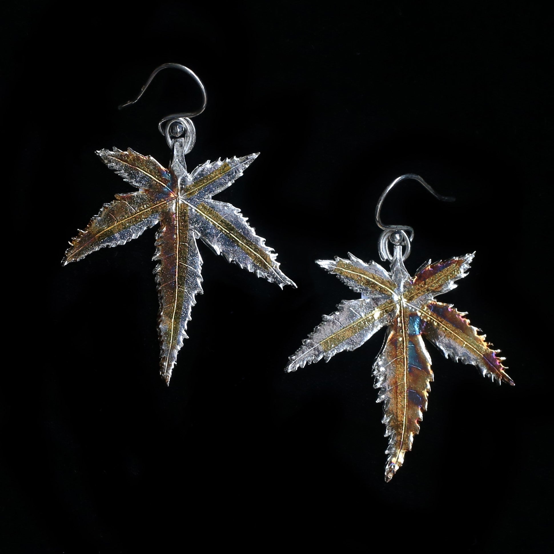 Maple Leaf Earrings - HIMANI SILVER JEWELRY