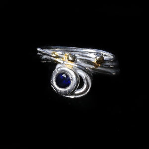 Lacy Blue Sapphire Ring