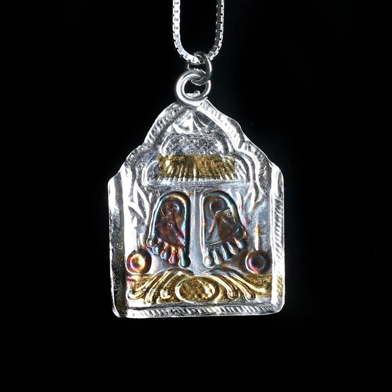 Rama's Sandals Pendant - HIMANI SILVER JEWELRY