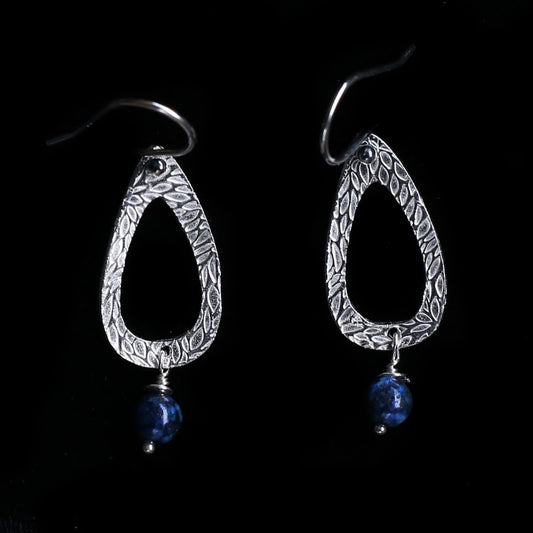 Lapis Teardrops - HIMANI SILVER JEWELRY