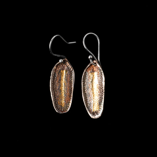 Sage Leaf  Earrings - HIMANI SILVER JEWELRY