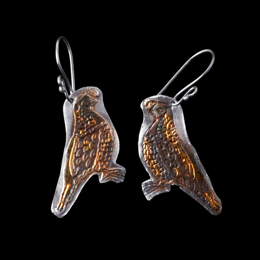 Quail Earrings - HIMANI SILVER JEWELRY