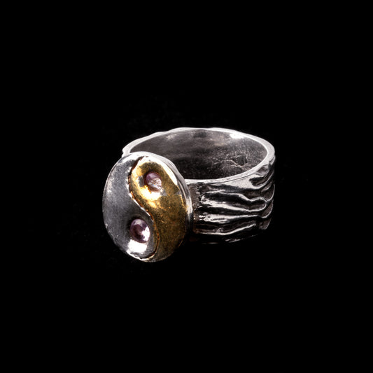 Yin and Yang Ring - HIMANI SILVER JEWELRY