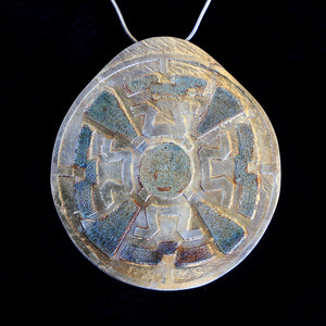 Pendant Aztec Geometrical Design