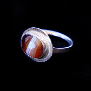 Silver Jasper Ring