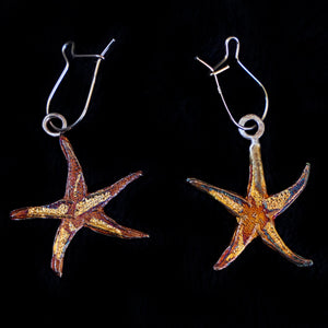 Gold Starfish Earrings